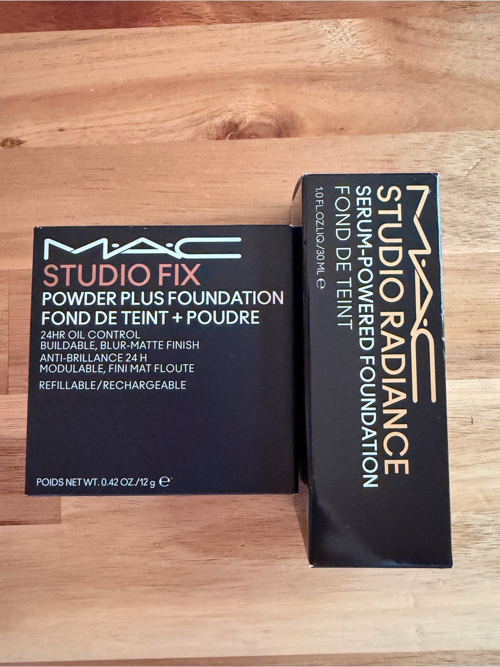 MAC Studio Fix Powder Plus Foundation& Studio Radiance Serum-powered Foundation